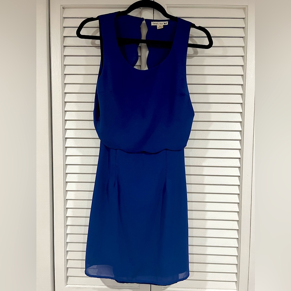 Royal Blue Mini Dress